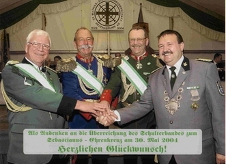 Ordenstr�ger 2004 Schulterband 1
